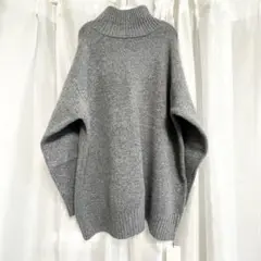 GRL 新品未使用　グレー ニットセーター Fサイズ