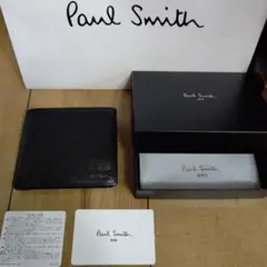 ポールスミス二つ折り財布 ミニエンボス Paul Smith財布 箱付き