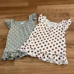 babyGap ベビー服 90cm フリル付きＴシャツ　2枚セット