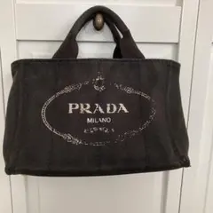 プラダ PRADA カナパ 2wayショルダー 黒 ロゴ