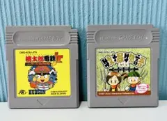 【動作確認済】ゲームボーイソフト2本セット 牧場物語GB/桃太郎電鉄Jr. GB