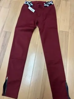 エンジSサイズ　スキニーパンツ ジッパー付き