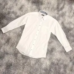 『NICOLE CLUB FOR MEN』ワイシャツ　長袖　コットン　白(S)