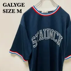 GALYGE ガレージ トリコロールリンガーT ネイビー カレッジ風ロゴ【92】