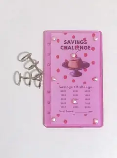 レジン バインダー　A6　saving challenge セービング　貯金