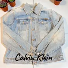 『美品』♡Calvin Klein ライトブルー デニムジャケット