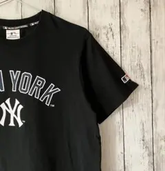 【平成Y2K】MLB NY ニューヨークヤンキース ビッグプリント Tシャツ黒M