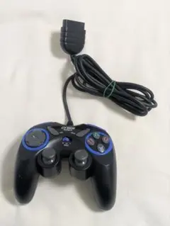 SONY PS2 コントローラー　ブラック×ブルー