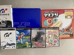 PlayStation2 太鼓の達人専用コントローラ「タタコン」ソフト4本