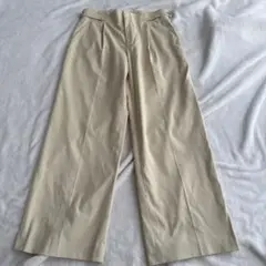 自由区 イエロー ワイドパンツ l 40 美品