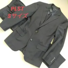 極美品☆PLST  セットアップ　メンズ　ネイビー　暑い日のスーツに✨ 極美品☆PLST セットアップ メンズ ネイビー 暑い日のスーツに✨