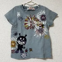 美品　アンパンマン　バイキンマン　綿100% Tシャツ　90cm 半袖　夏服