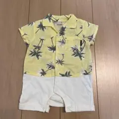 petit main アロハシャツロンパース