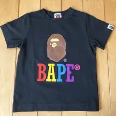 A BATHING APE Tシャツ 100サイズ ブラック