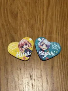 HoneyWorks ハート型ピンバッジ　ハニワ