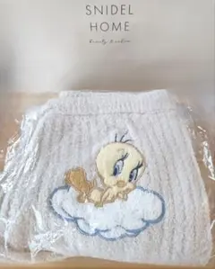 SNIDELホーム tweety ニットロングパンツ アイボリー