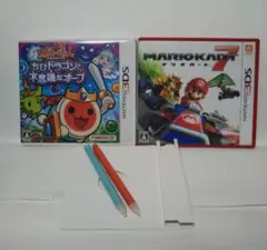 3DS 太鼓の達人・マリオカート7 2本セット