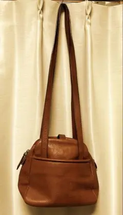 BALLY レザー　ショルダーバッグ　ブラウン