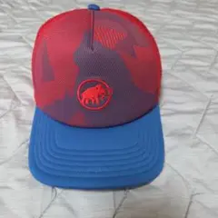 カモフラージュキャップ 赤青 MAMMUT