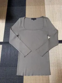(美品)MOGA オリーブグリーン スクエア七分袖