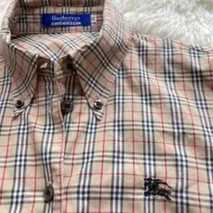 良品Burberrys BLUE LABELノバチェック 長袖シャツブラウス38