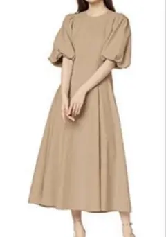 美品★FRAY I.D★バックドローストリングワンピース★