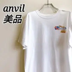 美品✨ アンヴィル Tシャツ バックプリント レーシングカー vintage
