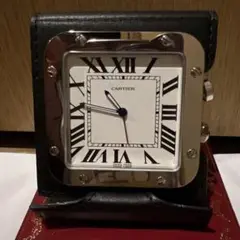 Cartier サントス トラベルクロック 楽天市場】【電池交換済み】Cartier カルティエ サントス