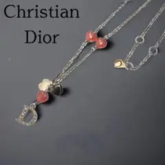 【美品】Christian Dior★ネックレス★ハート★ビーズ