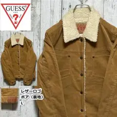 GUESS ゲス コーデュロイ ボアジャケット ストームライダー Gジャン L