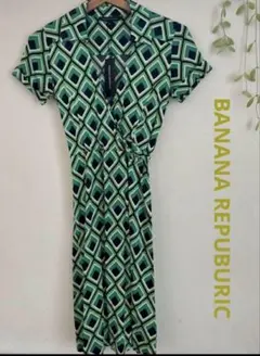 【新品 未使用】♡BANANAREPUBULICカシュクールワンピース XS♡