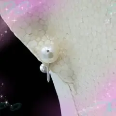 《訳あり 大特価!!》 パール 真珠 イヤリング 留め具シルバー