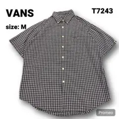 【即購入OK】VANS オールドヴァンズ 半袖シャツ サイズM ネイビー