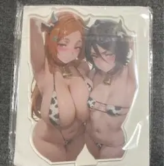 新品未開封 アクスタ ブリーチ 井上織姫 朽木ルキア 牛柄ビキニ