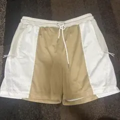 kithメッシュショートパンツ Lサイズ ホワイト/ベージュ