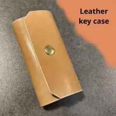 レザー　キーケース　ハンドメイド　イタリアンレザー　革　本革