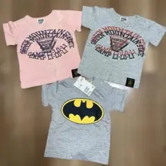 新品H&M babyバットマンT60-70F.O.kidsCAMPロゴシャツ3枚