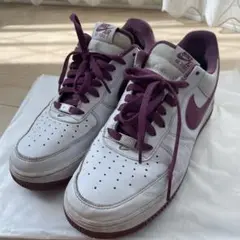 Nike Air Force 1 ホワイト/パープル　29cm