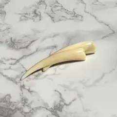希少 くじらの歯のブローチ 6115