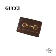 Gucci キーケース 6連 ブラウン スエード