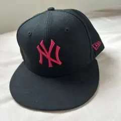 New Era 59FIFTY ベースボールキャップ ブラック/ピンク