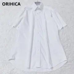 オリヒカ　半袖シャツ　ワイシャツ　ボタンダウン　ビジネス　フォーマル　Mサイズ