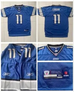 美品 NFL LIONS ユニフォーム jersey ゲーム シャツ XL 11