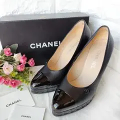 ✨美品♡希少✨ CHANEL シャネル キルティング パンプス ココマーク