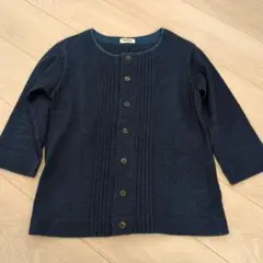 Plantation ダークブルー 3/4袖シャツ