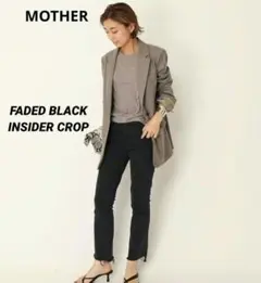MOTHER FADED BLACK INSIDER CROP 27サイズ