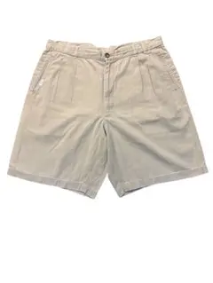 PAPAS ISLAND ツータック ショートパンツ ベージュ