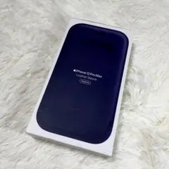 新品　MagSafe対応 iPhone 12 Pro Max レザースリーブ