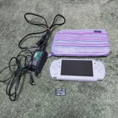 PSP2000 PSS 本体 ラベンダーパープル SONY ケース付