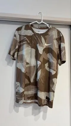 Nike 抽象迷彩柄 トレーニングシャツ